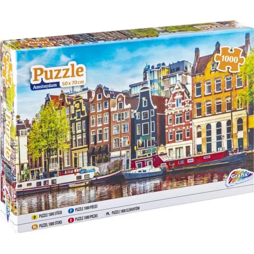Grafix Puzzel 1000 stukjes Amsterdam